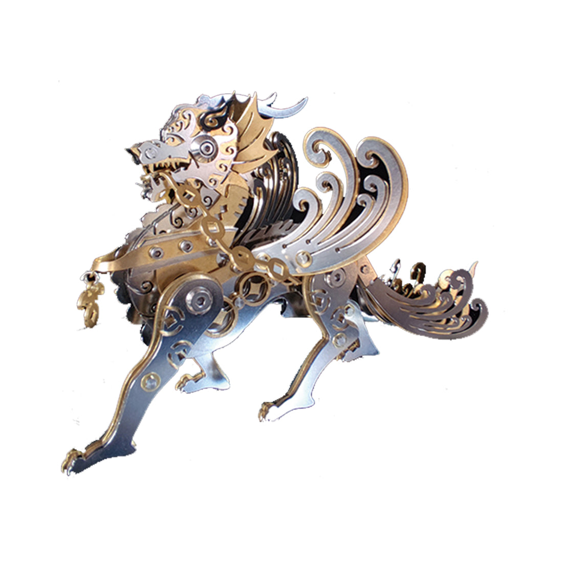 DIY 3D Metal Pixiu Model Puzzle - Mechanical Assembly Kit 3D Puzzle Model Kit Diyengmod Big