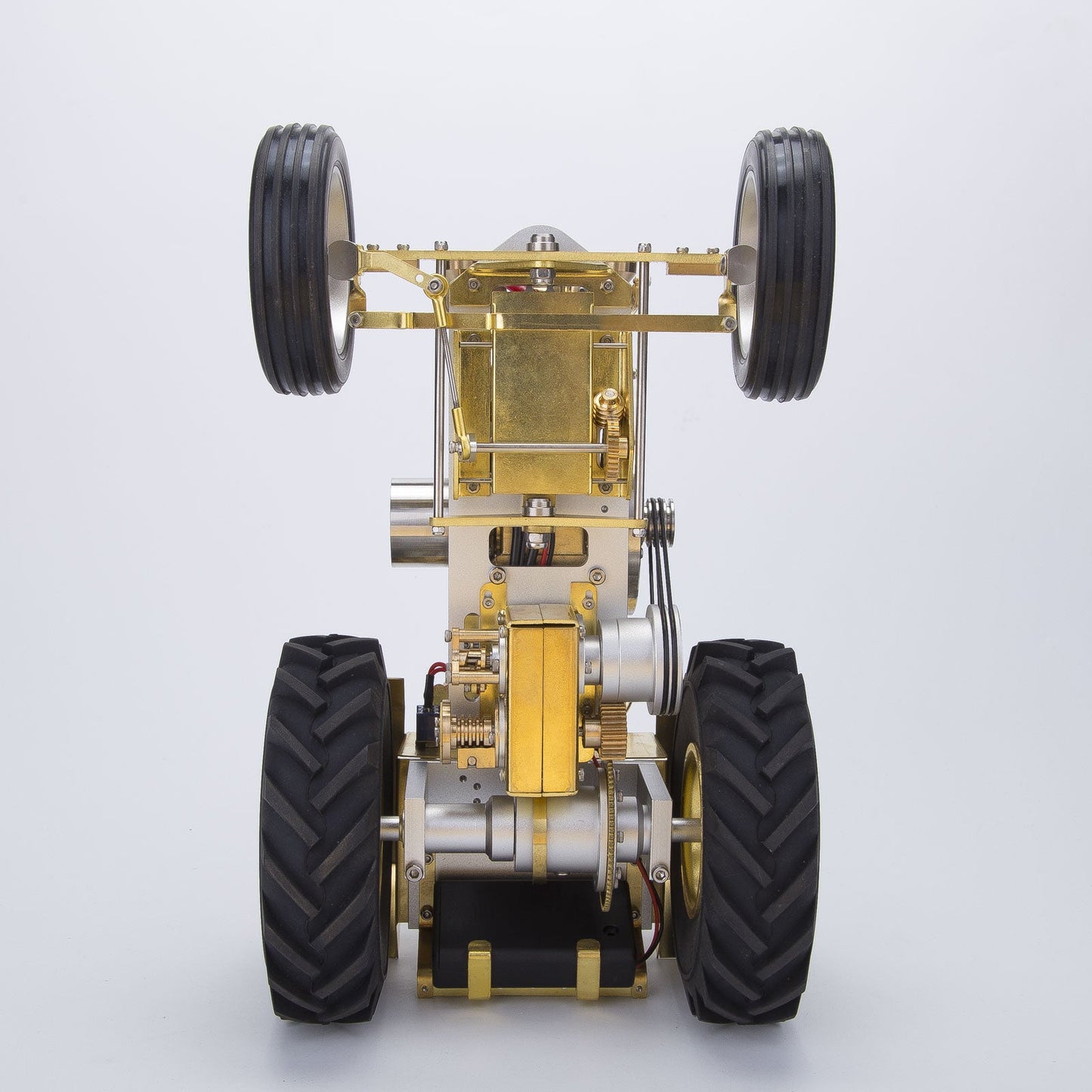 Vintage T1 Gas-Powered Roller Tractor Model with Miniature Water-Cooled Engine Engine Models Diyengmod