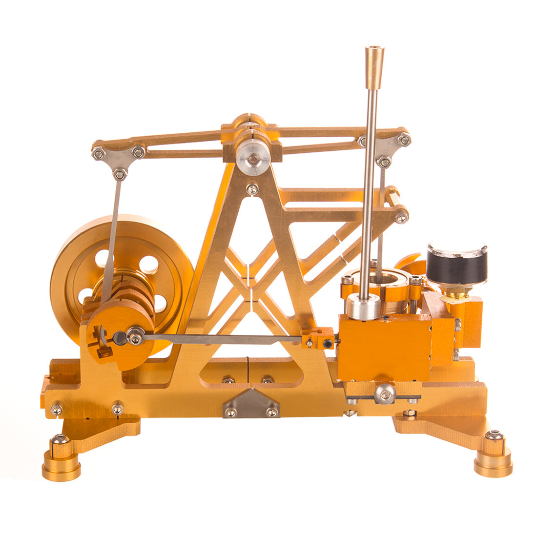 Watt Steam Engine Reactor Model with Boiler Generator - Educational Desktop Steam Pump Toy Steam Engine Diyengmod