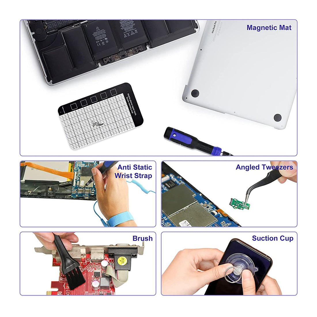 Comprehensive 120-Piece Model Building Tool Kit - Precision Screwdrivers and Repair Set for DIY Enthusiasts All Accessories Diyengmod