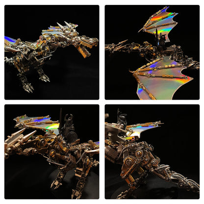 Steampunk Flying Dragon 3D Metal Assembly Model Kit - 600+ Pieces DIY Craft 3D Puzzle Model Kit Diyengmod