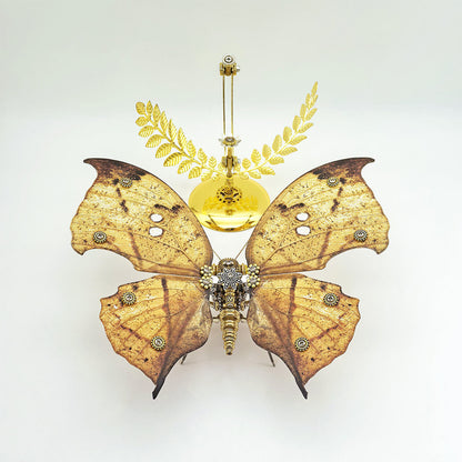 Iridescent 3D Metal Butterfly Model Kit - DIY Art Assembly for Collectors 3D Puzzle Model Kit Diyengmod Dead Leaf Butterfly