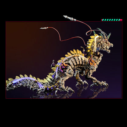 Cyberpunk 3D Metal Dragon Model Kit - DIY Assembly Art Craft for All Ages (2030+ PCS) 3D Puzzle Model Kit Diyengmod