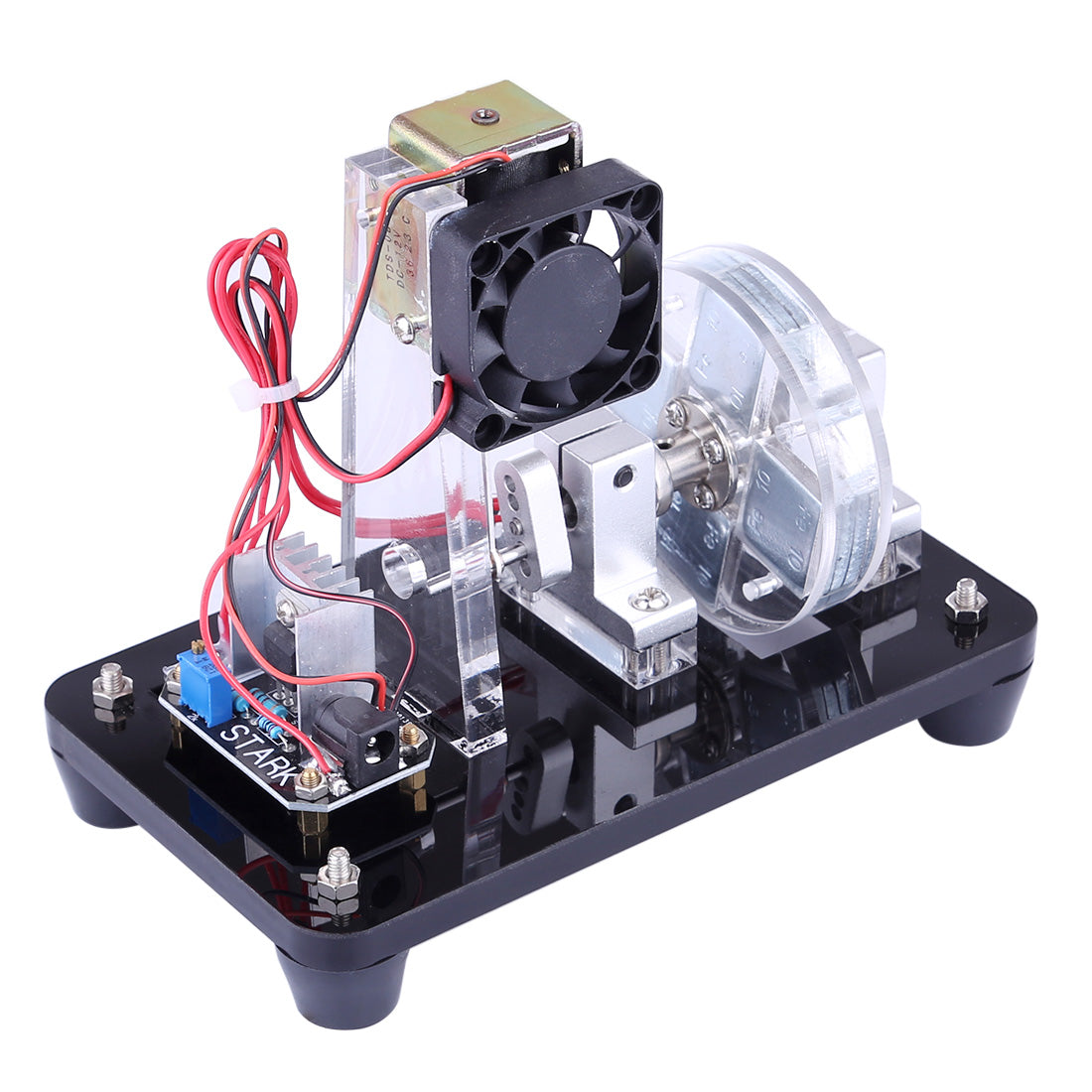 High-Efficiency Electromagnet Motor Model for Educational Experiments Engine Models Diyengmod