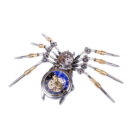 Mechanical Spider Clock 3D Puzzle Kit - Creative DIY Model Gift DIY Engine Diyengmod Ⅰ