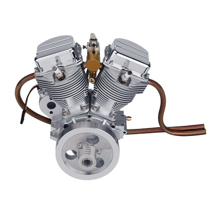 CISON FG-VT9 9cc V-Twin Dual Cylinder 4-Stroke Gasoline Engine for Motorcycle RC Models RC Engine Diyengmod