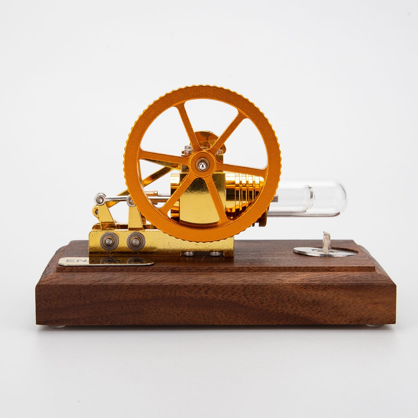 Mini Beta Hot Air Stirling Engine Educational Model - External Combustion Mechanical Toy Stirling Engine Diyengmod