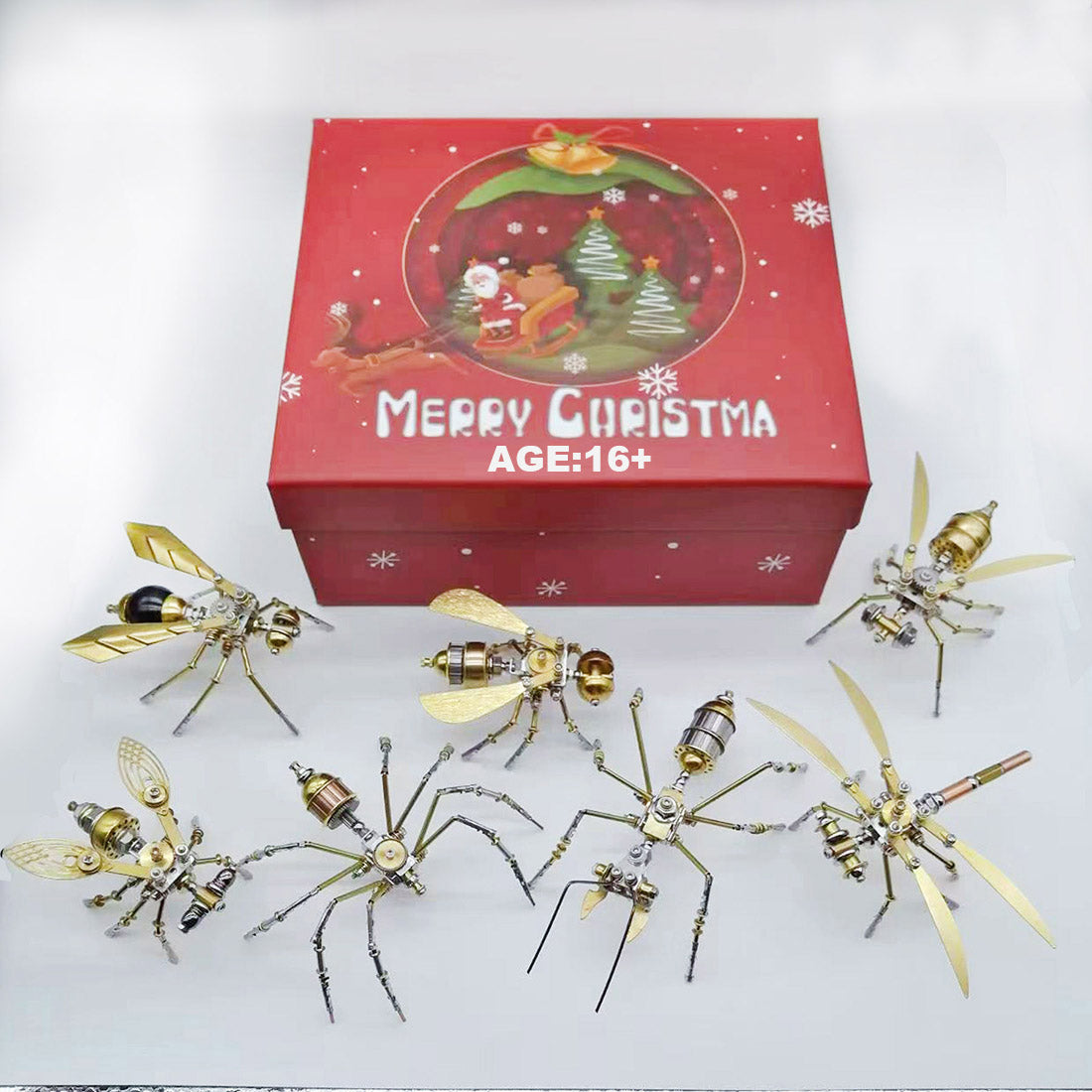 Steampunk Insect Metal Assembly Model Kit - DIY 3D Puzzle Christmas Gift Set 3D Puzzle Model Kit Diyengmod