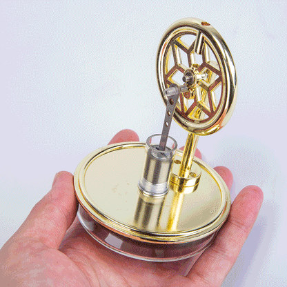 Miniature Low-Temperature Stirling Engine Coffee Cup Motor - Unique Desktop Gift and DIY Model Stirling Engine Diyengmod