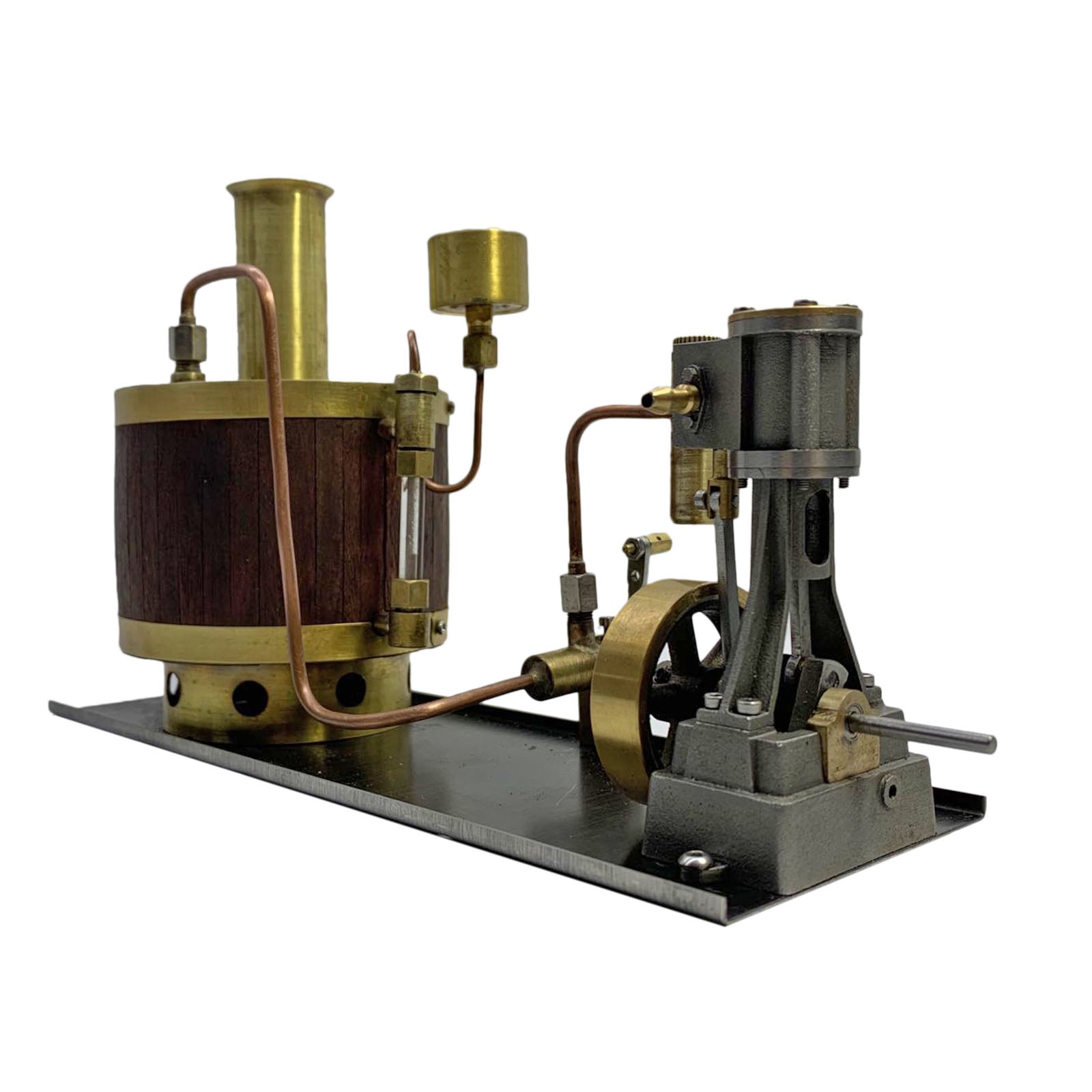 Compact Steam Engine Kit with Boiler for 50-100cm Model Ships Steam Engine Diyengmod