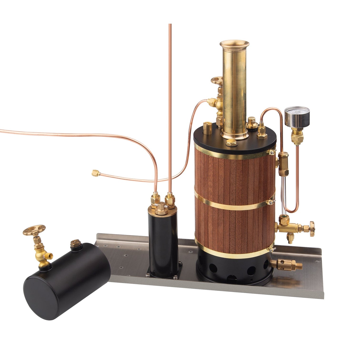 Compact Vertical Steam Boiler Model for Marine Engine - 230ml Capacity Steam Engine Diyengmod