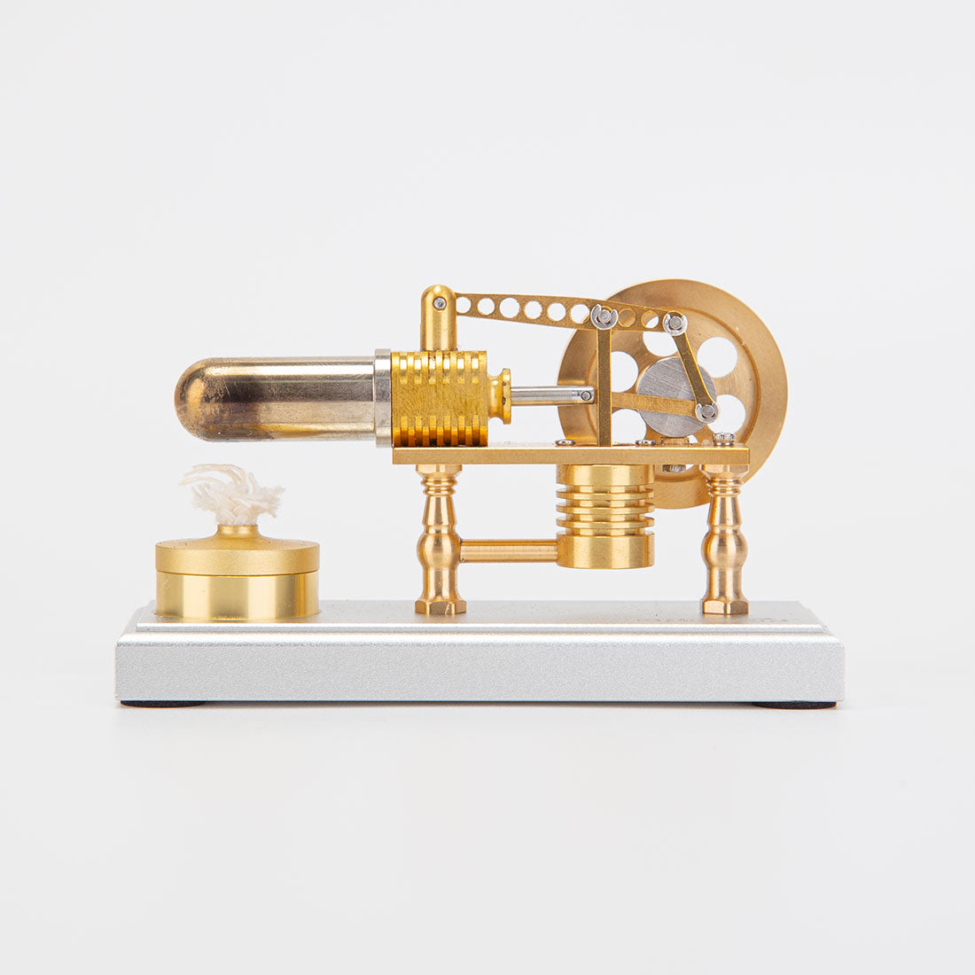 Mini Hot Air Stirling Engine STEM Toy by ENJOMOR - Robinson Model (RTR Version) Stirling Engine Diyengmod