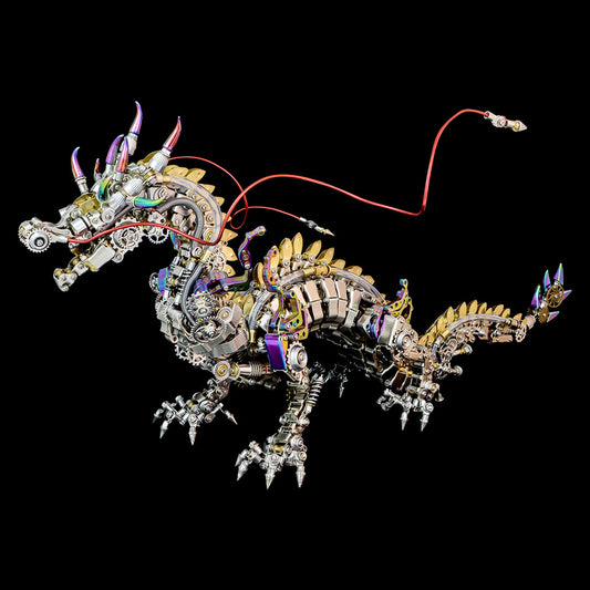 Cyberpunk 3D Metal Dragon Model Kit - DIY Assembly Art Craft for All Ages (2030+ PCS) 3D Puzzle Model Kit Diyengmod