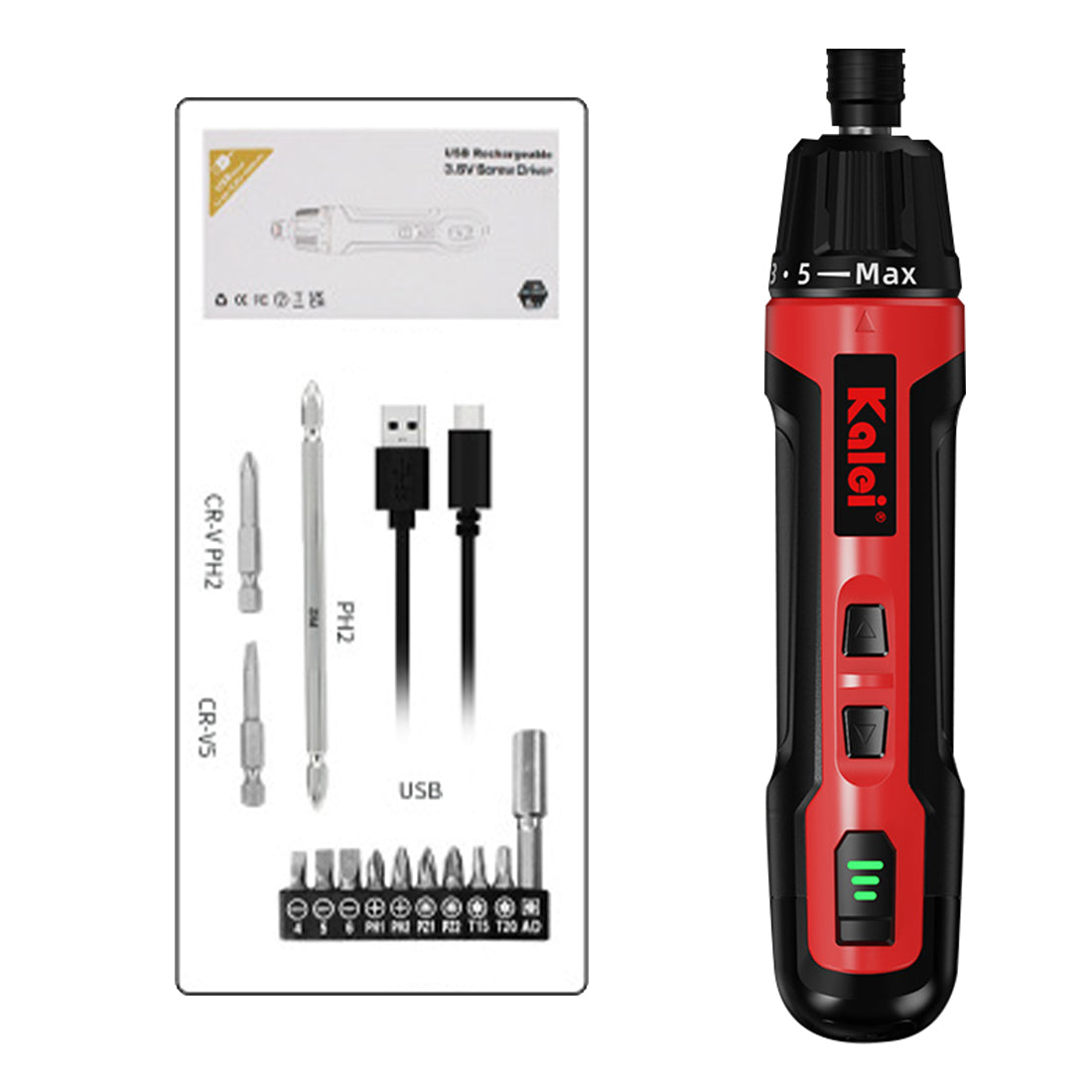 Smart Electric Torque Screwdriver Kit for Model Building and DIY Projects Accessories Diyengmod Standard Version