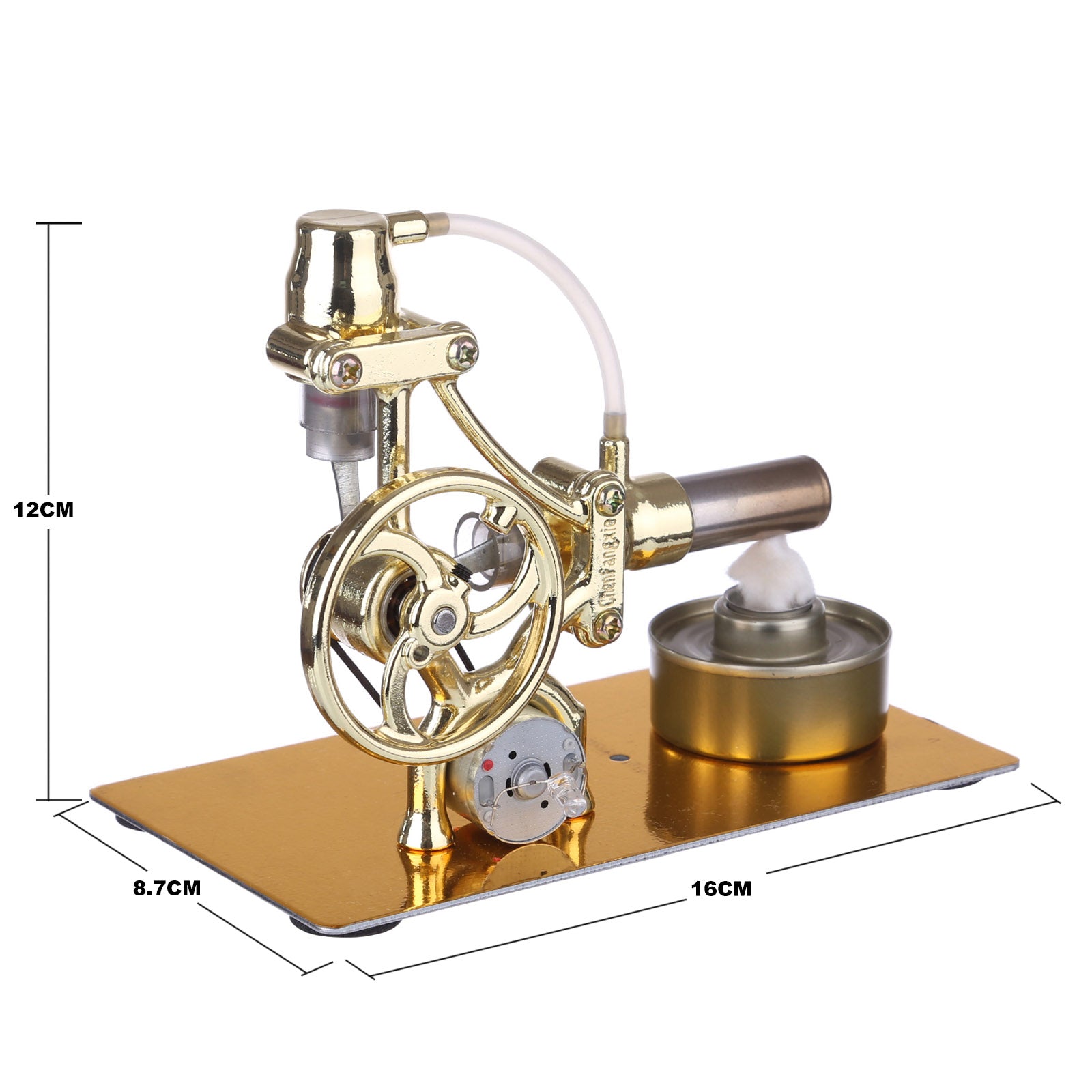 Single Cylinder Balance Stirling Engine Science Experiment Kit - DIY Educational Model Single Cylinder Stirling Engine Diyengmod