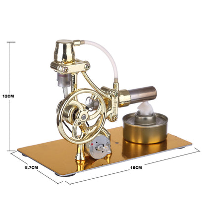 Single Cylinder Balance Stirling Engine Science Experiment Kit - DIY Educational Model Single Cylinder Stirling Engine Diyengmod