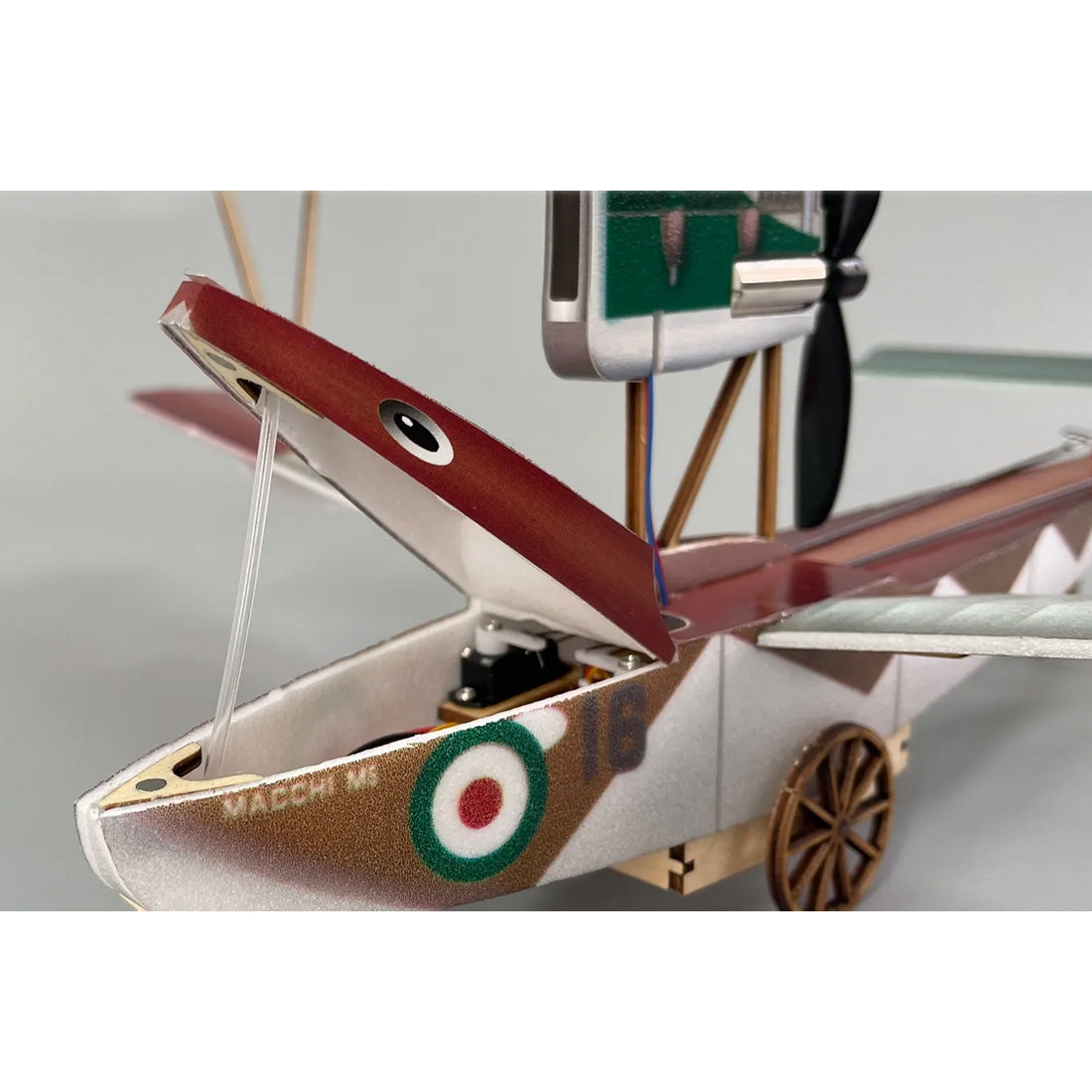 MinimumRC Macchi M5 3CH RC Seaplane Biplane Mini Aircraft Toy Model RC Airplane Diyengmod