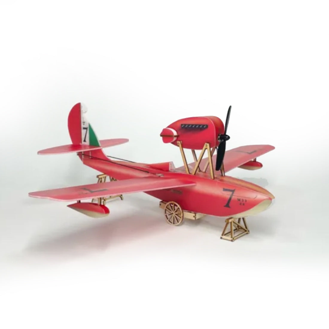 MinimumRC Macchi M-33 4CH Ready-to-Fly Mini RC Monoplane Airplane Model RC Airplane Diyengmod