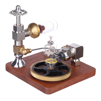 Adjustable Speed Stirling Engine Model with Horizontal Flywheel | Educational Science Kit Stirling Engine Diyengmod