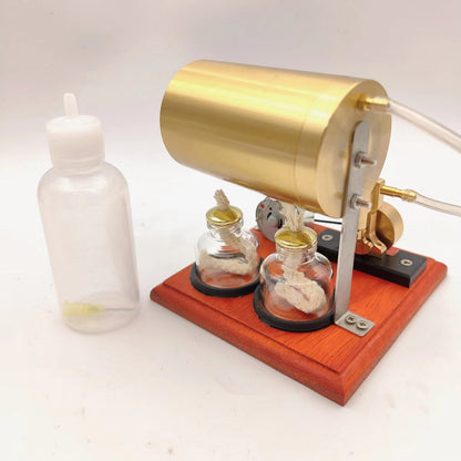 Mini Oscillating Steam Engine Generator - Educational Steam Power Model for Hobbyists and Gift Enthusiasts Steam Engine Diyengmod