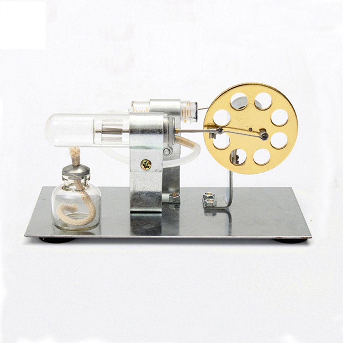 DIY Single Cylinder Stirling Engine Kit - Educational Model Gift for Young Science Enthusiasts Single Cylinder Stirling Engine Diyengmod