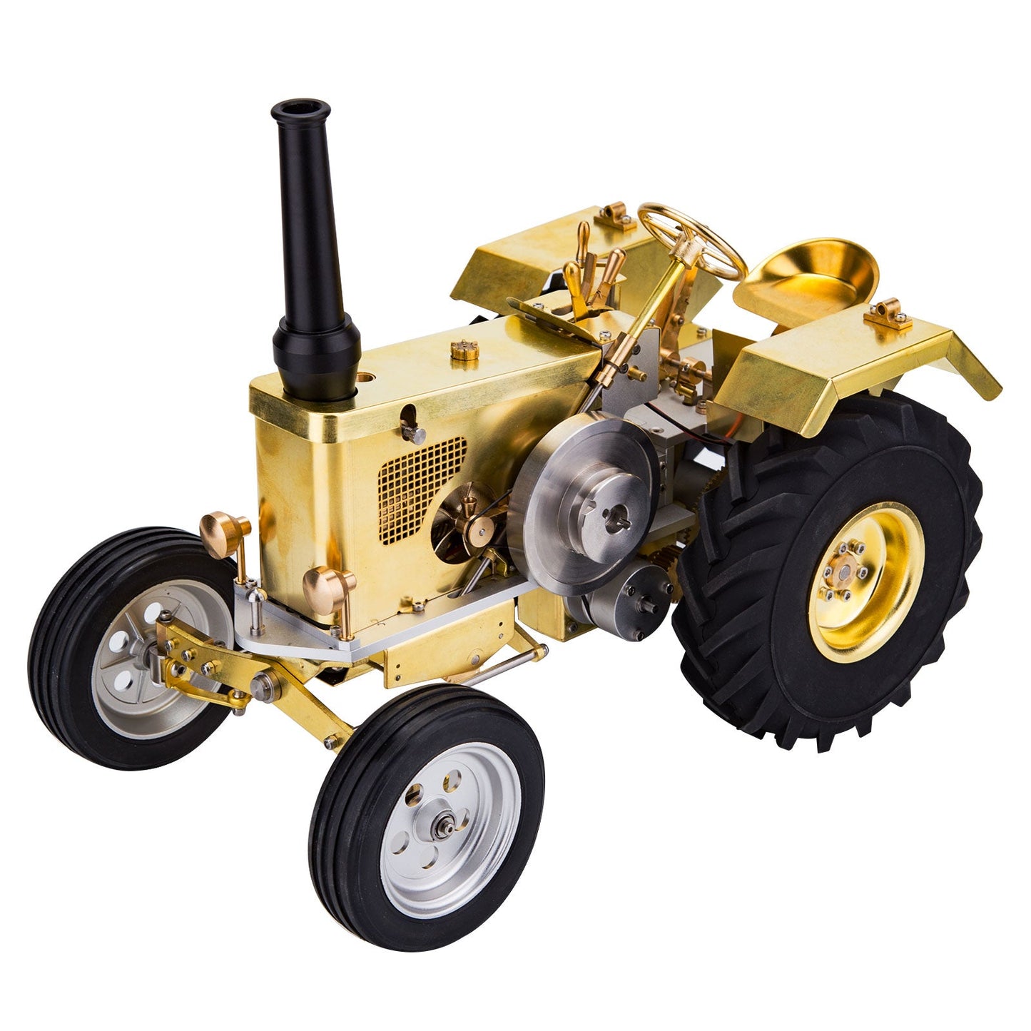 T16 Vintage Gas-Powered Roller Tractor Model with Mini 1.6cc Air-Cooled Engine Engine Models Diyengmod