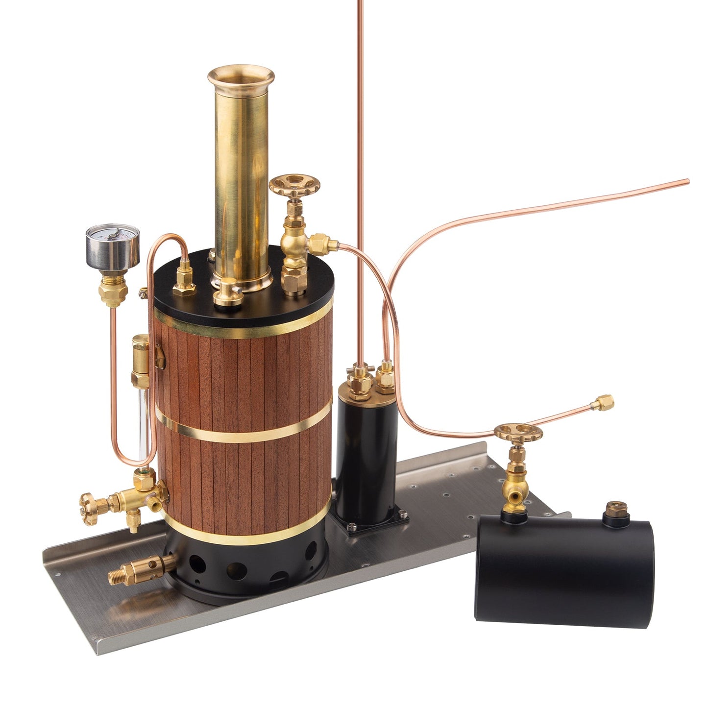 Compact Vertical Steam Boiler Model for Marine Engine - 230ml Capacity Steam Engine Diyengmod