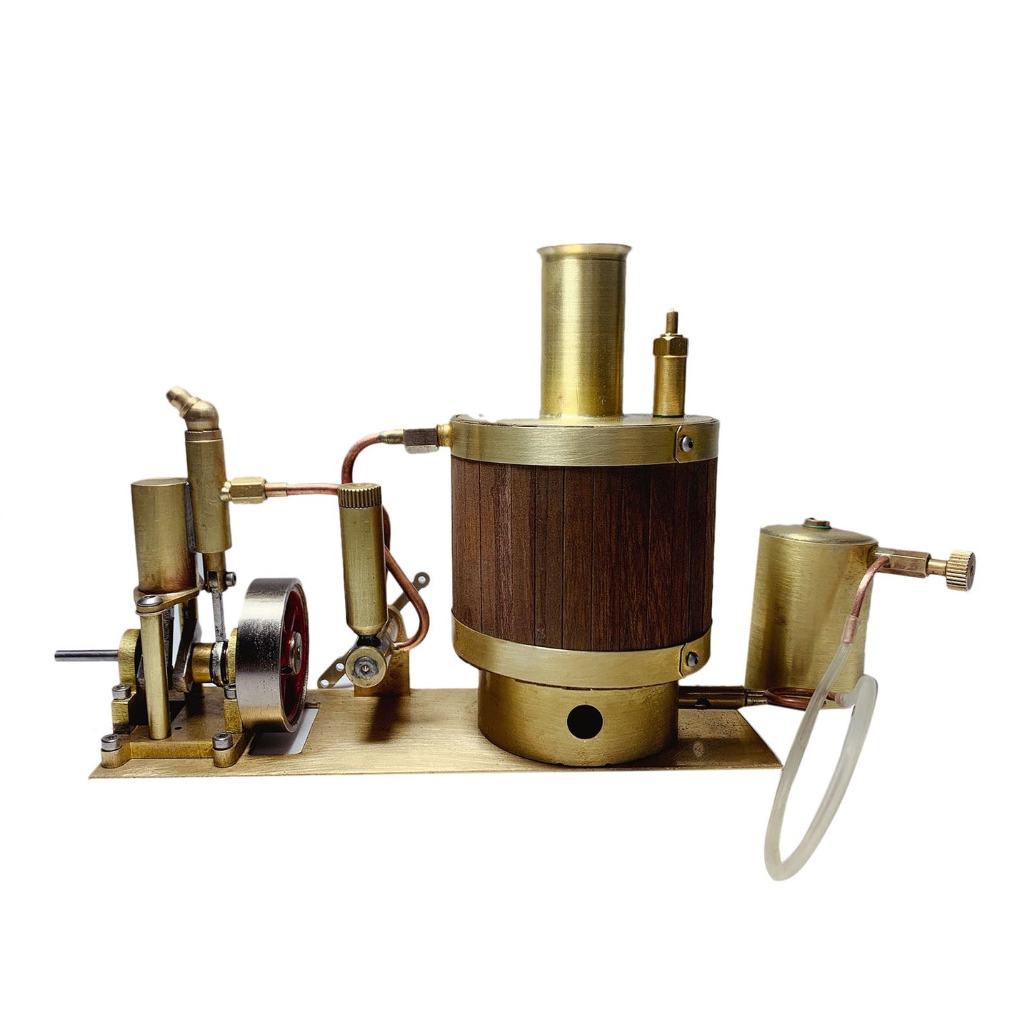 Compact Single-Cylinder Steam Engine Kit with Boiler for 50cm Model Ships Steam Engine Diyengmod