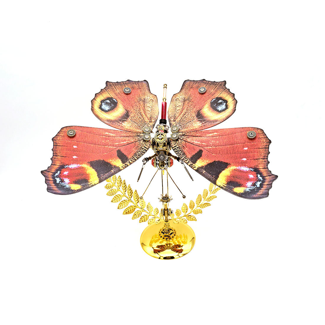 Iridescent 3D Metal Butterfly Model Kit - DIY Art Assembly for Collectors 3D Puzzle Model Kit Diyengmod Peacock Butterfly