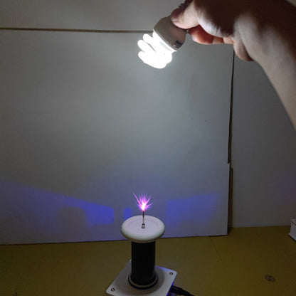 Plasma Audio Tesla Coil with Wireless Power Experiment and Creative Lighting Effects Engine Models Diyengmod