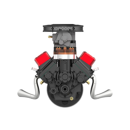 TOYAN FS-V800WGPC 28cc V8 Engine Model Kit - Build Your Own Functional Gasoline Engine DIY Engine Diyengmod