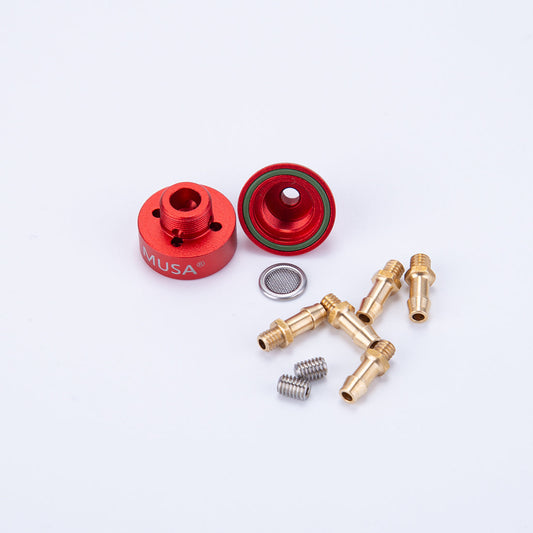 MUSA Metal One-to-Four Oil Diverter Connector with Strainer - DIY Engine Modifications All Accessories Diyengmod