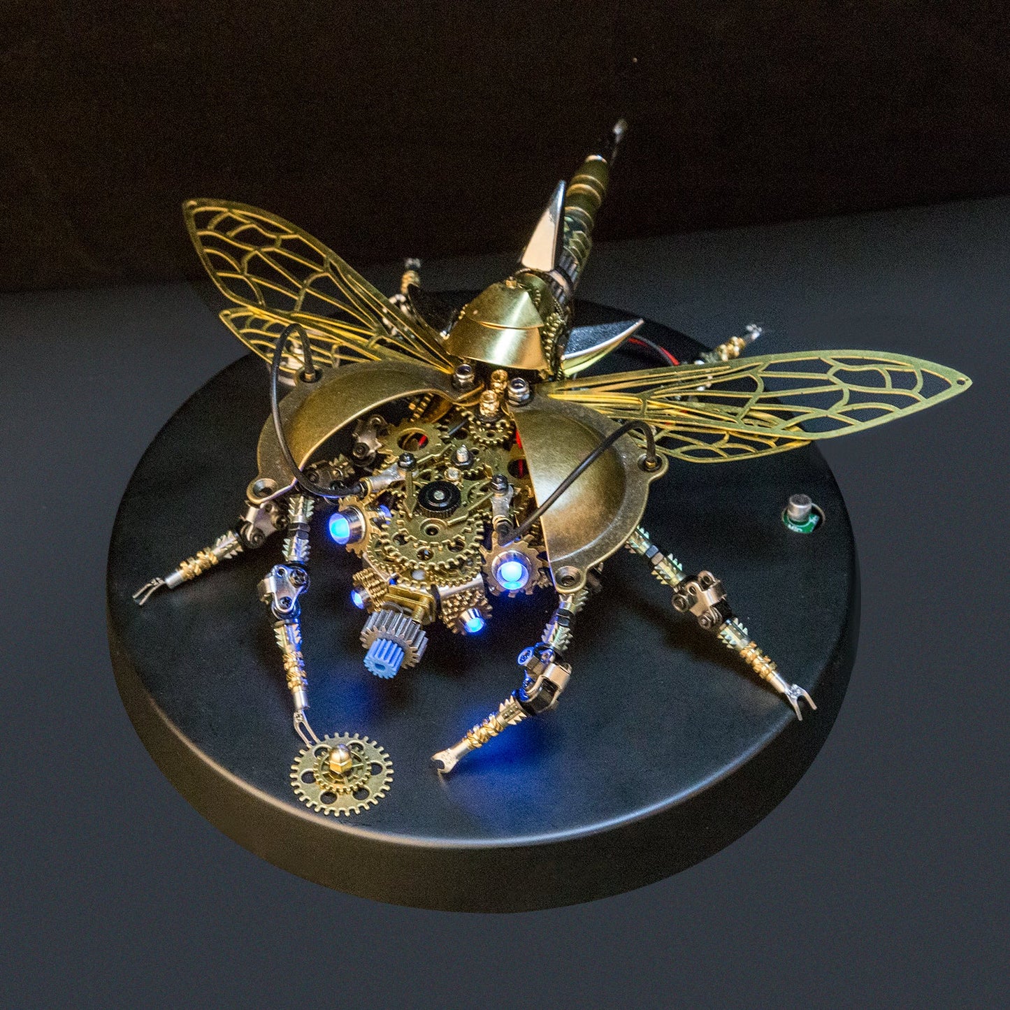 Mechanical 3D Beetle Puzzle Kit with Voice Control and Light - DIY Metal Craft for Creative Minds DIY Engine Diyengmod