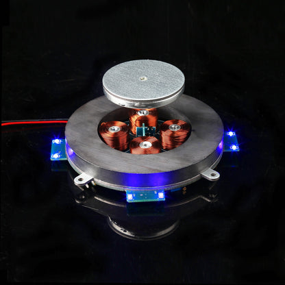 DIY Magnetic Levitation Display Kit with LED Light - 500g Capacity Rotating Module Engine Models Diyengmod