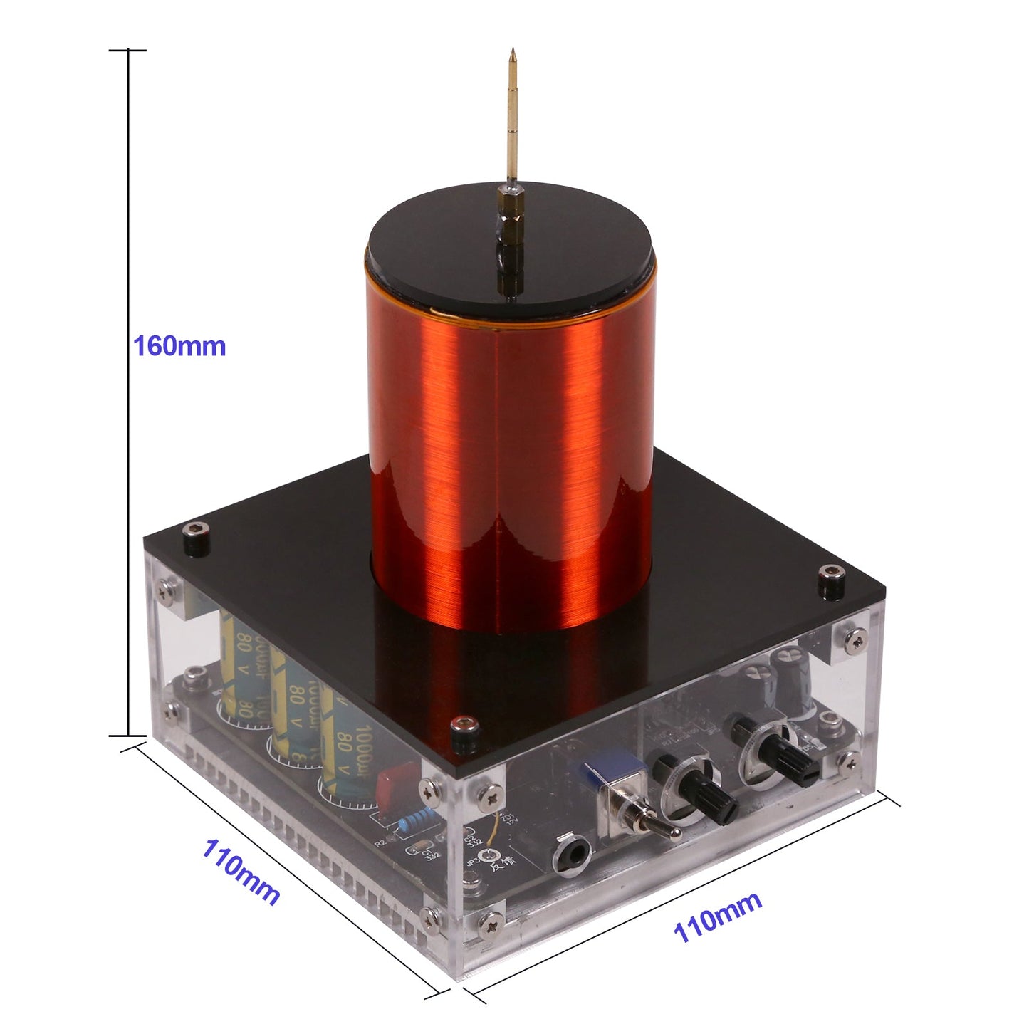 Mini Musical Plasma Speaker Tesla Coil - DIY Double E Class SSTC Engine Models Diyengmod