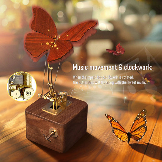 Kinetic 3D Butterfly Model Kit - Dynamic Mechanical Craft for All Ages 3D Puzzle Model Kit Diyengmod