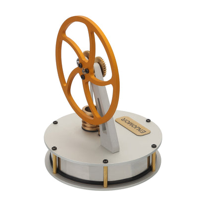 ENJOMOR Low-Temperature Stirling Engine Model - Metal Coffee Engine with Gear Transmission for DIY Projects Steam Engine Diyengmod