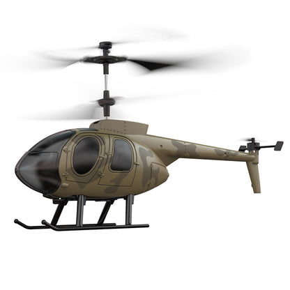 MD500 Green 2.4G RC Helicopter with 4CH Gyroscope - RTF Model for Beginners RC Airplane Diyengmod