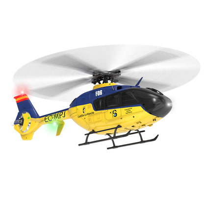 YU XIANG EC-135 1/36 Scale Brushless RC Helicopter with Dual-Shaft Drive and 6CH Stability System RC Airplanes Diyengmod