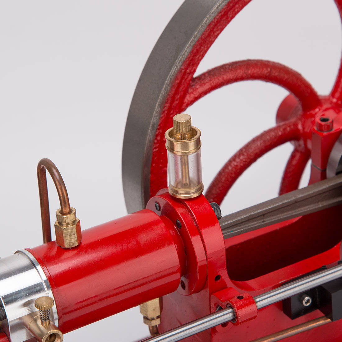 Vintage Inspired Horizontal Hot-Bulb Steam Engine Model with Water Cooling System Engine Models Diyengmod