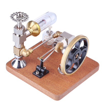 Adjustable Speed Stirling Engine Model with Vertical Flywheel | Educational Science Experiment Kit Stirling Engine Diyengmod