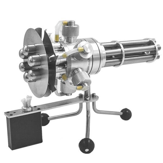 Gatling Blaster 6 Cylinder Stirling Engine Model - DIY Eng Mod Multi-Cylinder Stirling Engine Diyengmod