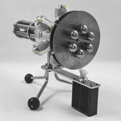 Gatling Blaster 6 Cylinder Stirling Engine Model - DIY Eng Mod Multi-Cylinder Stirling Engine Diyengmod