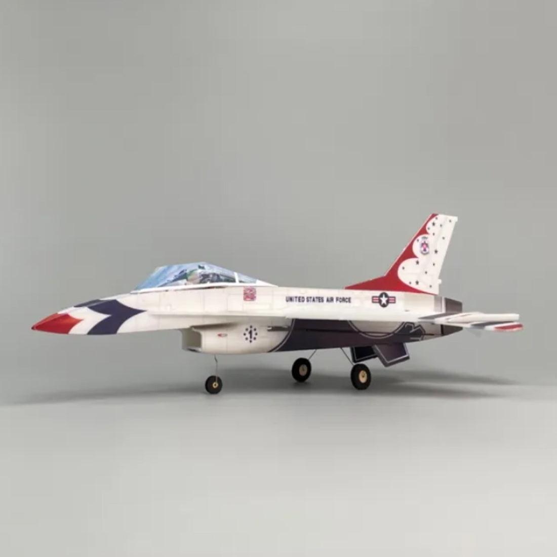 MinimumRC F-16 3-Channel Remote Control Mini Fixed-Wing Aircraft - DIY Model Kit RC Airplane Diyengmod