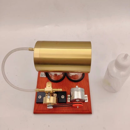 Mini Oscillating Steam Engine Generator - Educational Steam Power Model for Hobbyists and Gift Enthusiasts Steam Engine Diyengmod