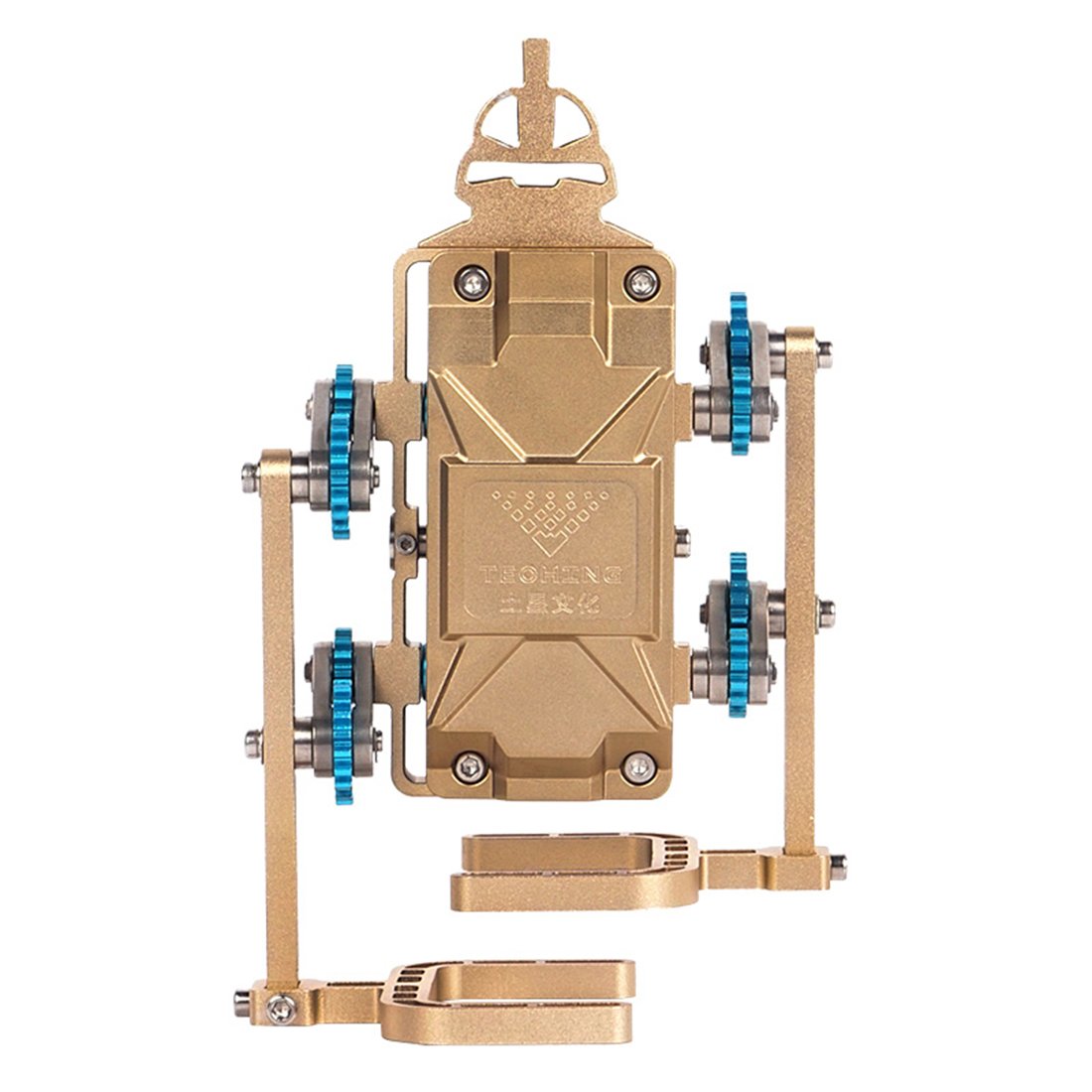 Pedestrian Robot Engineering Kit - Full Metal DIY Assembly Set for Kids DIY Engine Diyengmod