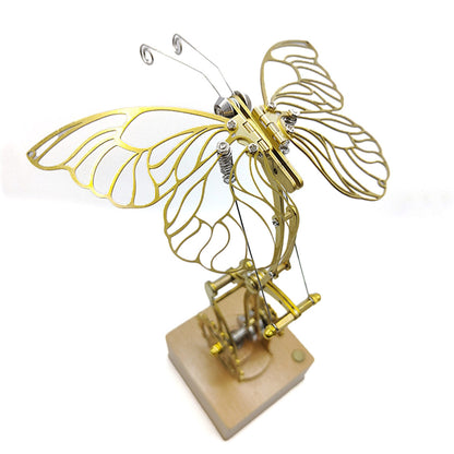 Dynamic 3D Metal Butterfly Model Kit - DIY Mechanical Assembly for All Ages 3D Puzzle Model Kit Diyengmod