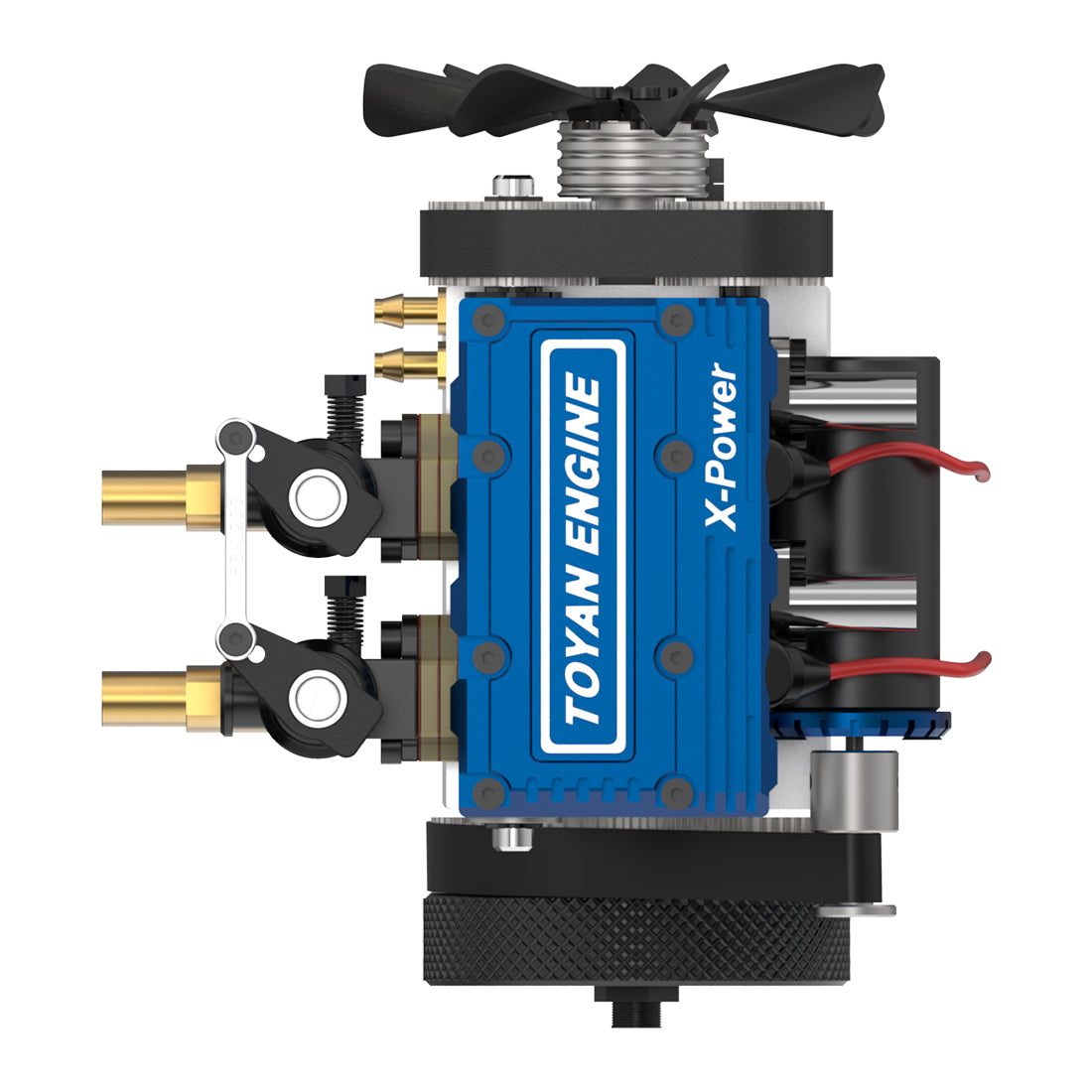 TOYAN FS-L200AC 2 Cylinder 4 Stroke Nitro Engine Kit - Assemble Your Own Functional Engine Engine Model Diyengmod