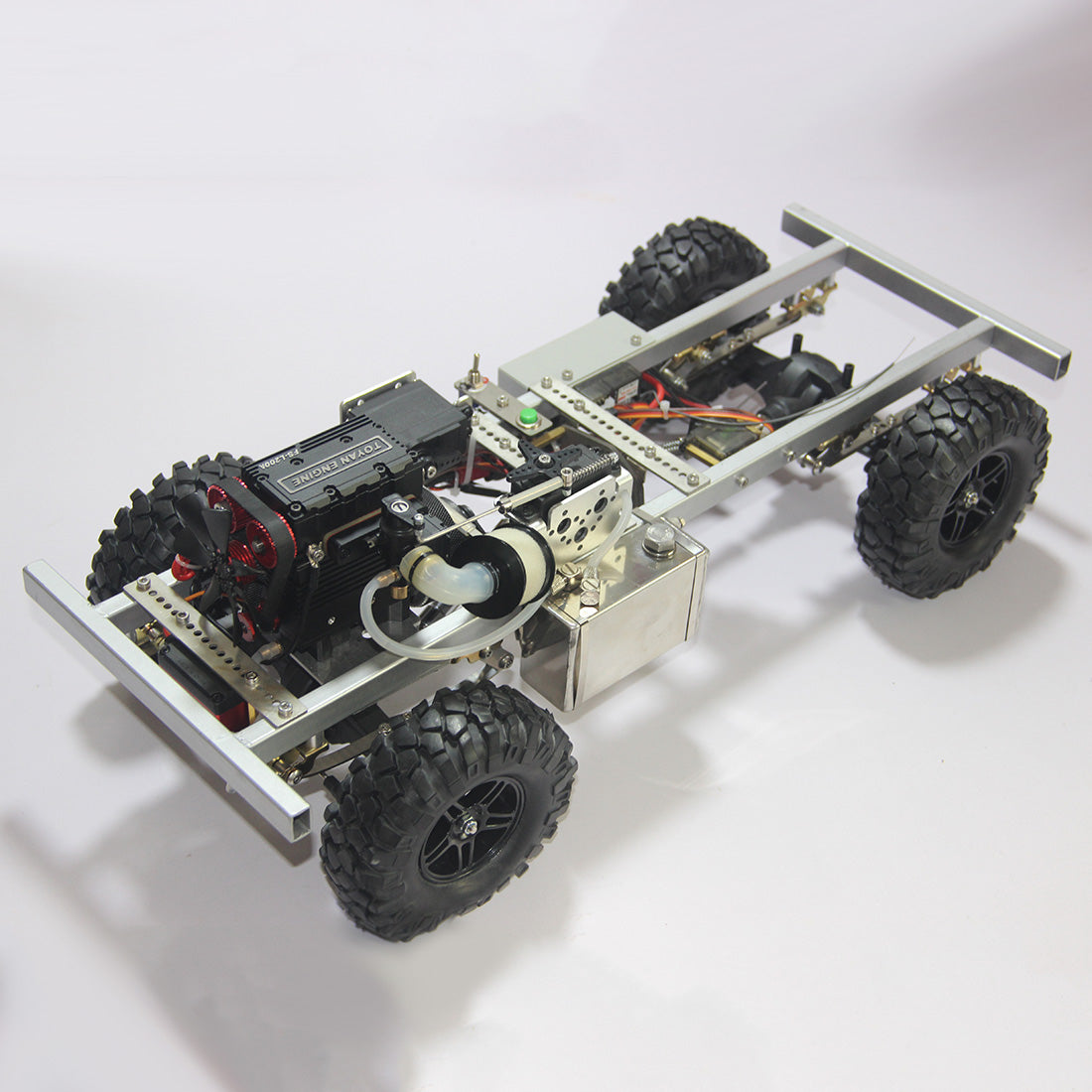 1/10 Scale 4WD Nitro-Powered Off-Road RC Car - Ultimate Ready-to-Run Adventure Vehicle Toyan Engine Diyengmod