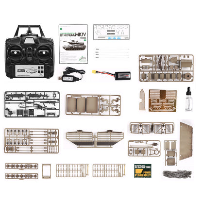 1/16 Scale Israeli Merkava-IV Remote Control Infrared Combat Tank - Ultimate DIY Battle Experience RC Tank Diyengmod
